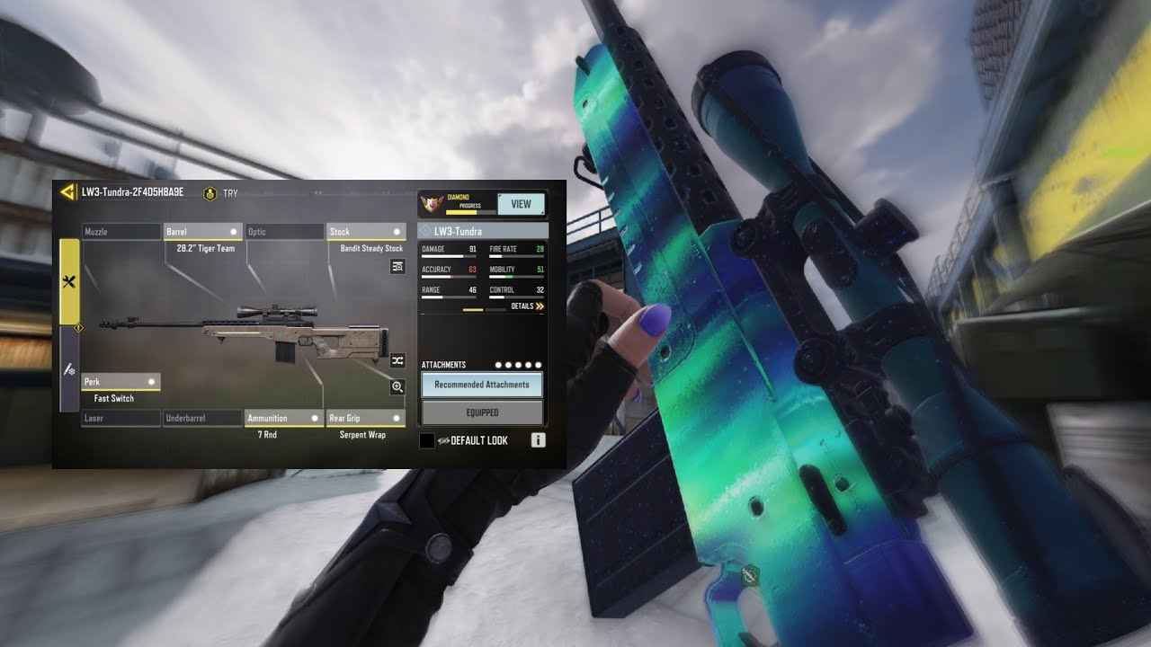 This is the BEST TUNDRA ATTACHMENT u should use right now in CODM.... 