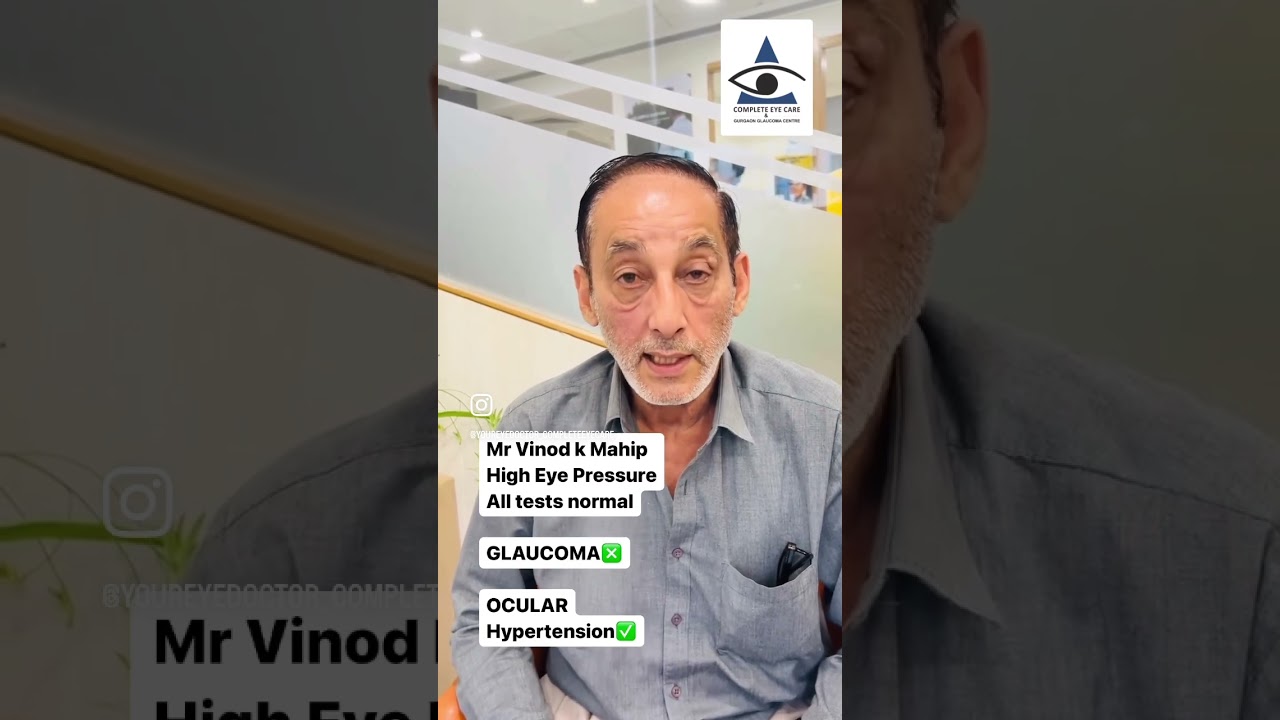 High pressure Glaucoma or Ocular hypertension??