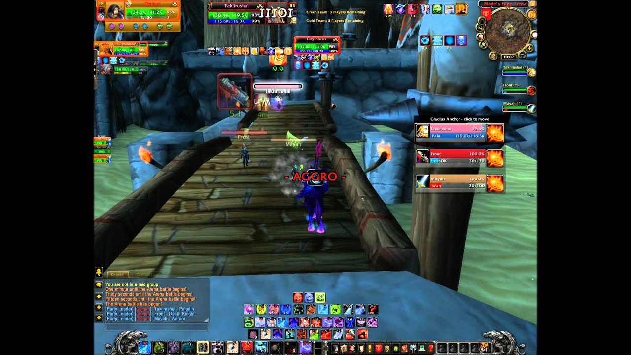 3v3 Arena 4.3 - DK/Rogue/HPally