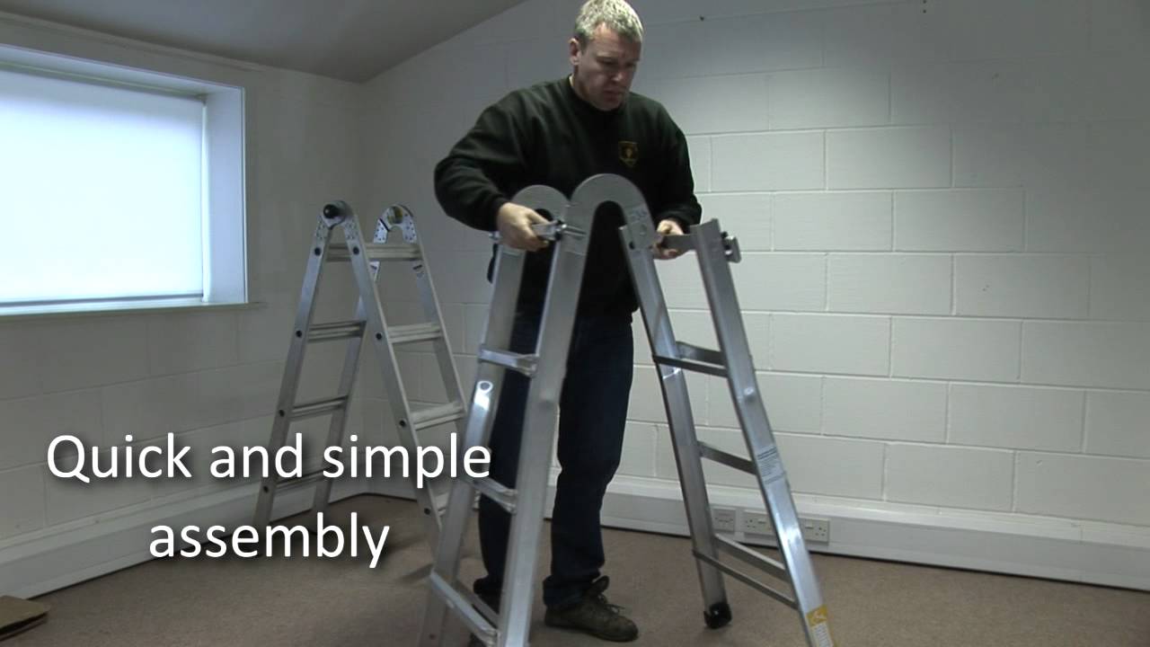 The Multi-position Mighty Ladder from Rhino Ladders