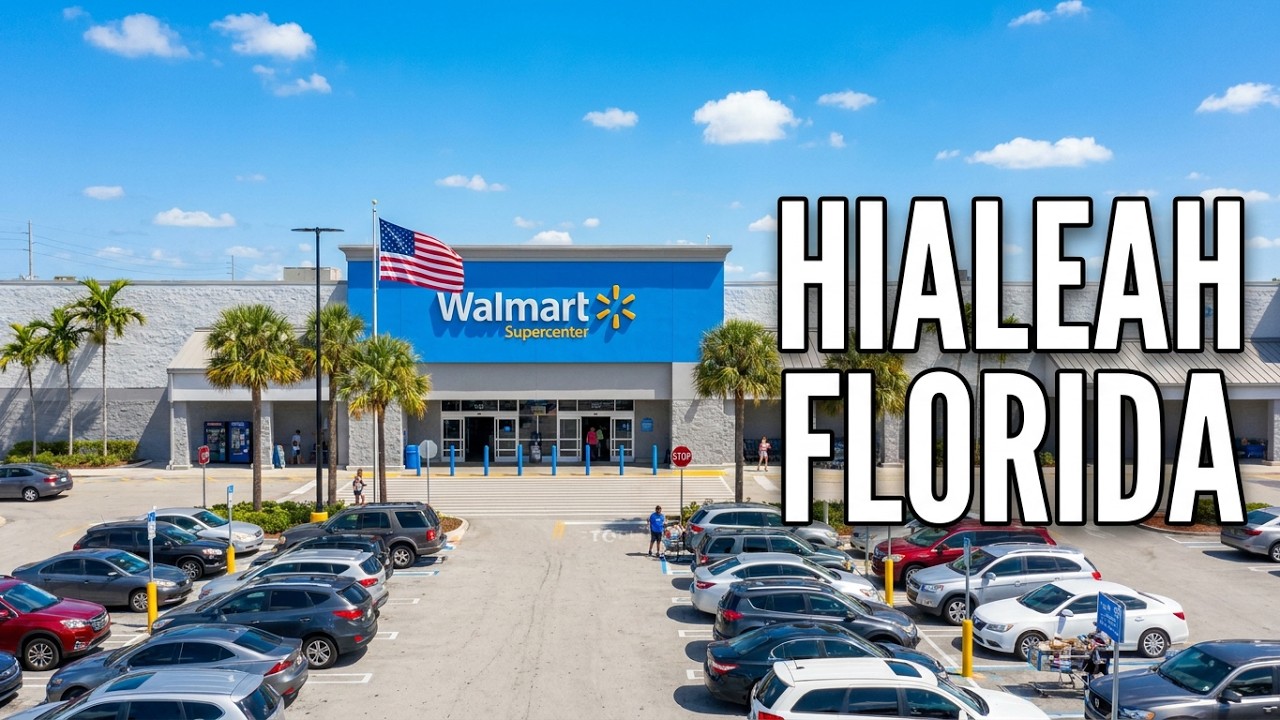 walking Walmart Supercenter - Hialeah Florida - December 26, 2025