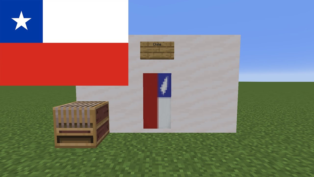 How to Make Chile's Flag in Minecraft