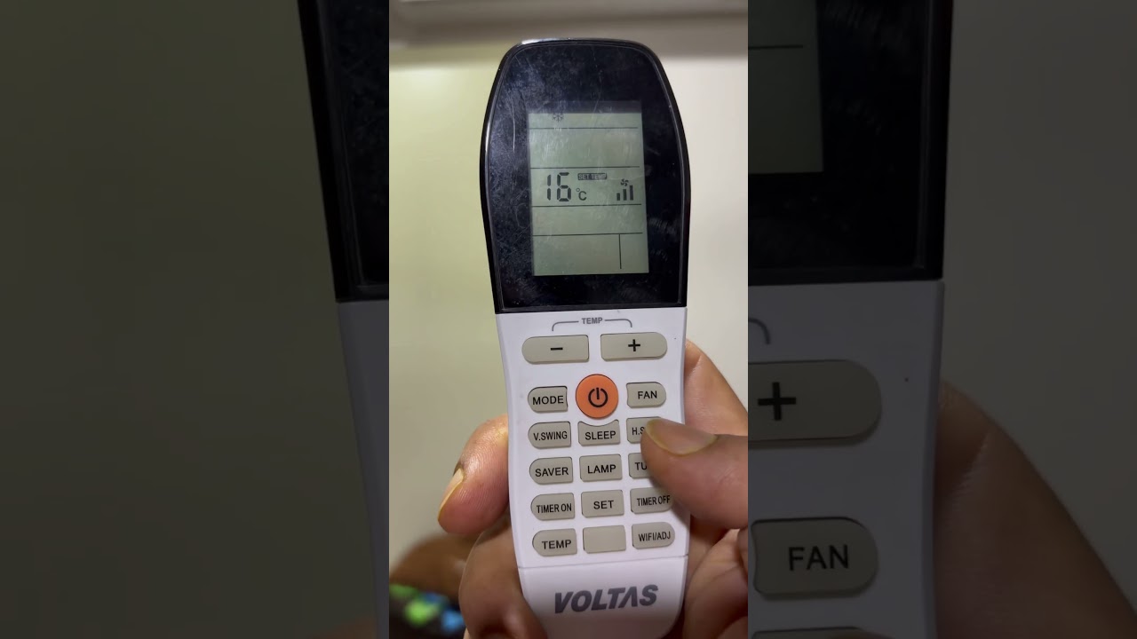 Voltas AC remote full functions ||How to use Voltas AC remote  #acremote #remote #voltas #short