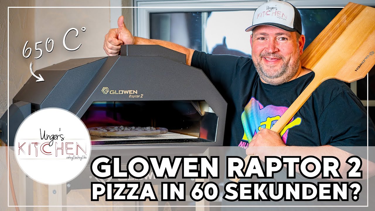 Glowen Raptor 2 Pizzaofen TEST: 60-Sekunden-Pizza - Das Ergebnis!