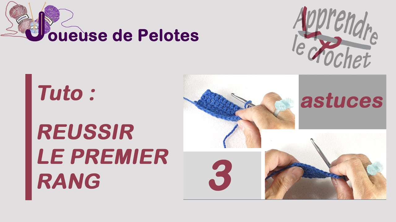 3 astuces pour faire le premier rang au crochet