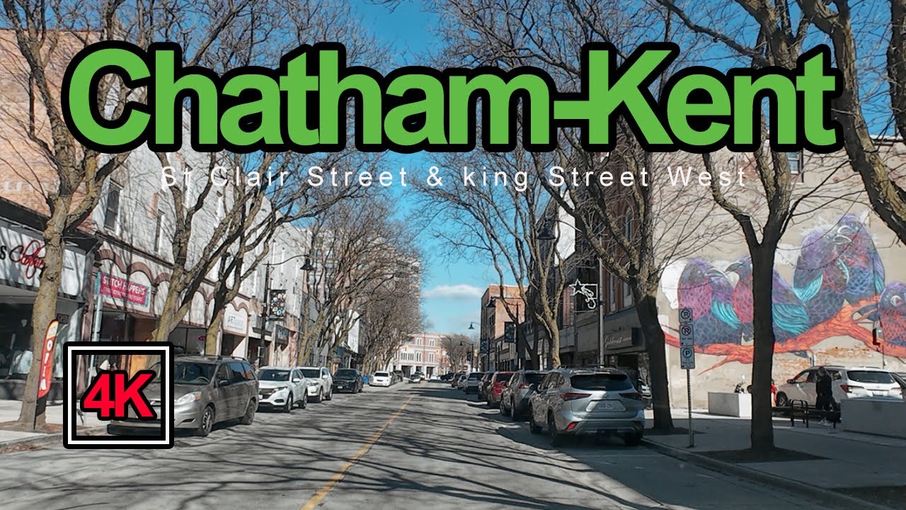 CHATHAM-KENT ONTARIO CANADA DRIVING TOUR SPRING 2025 [4K]