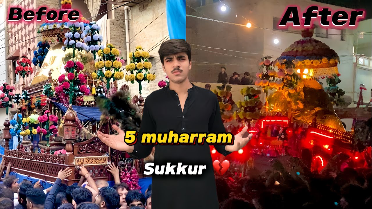 5th Muharram Old Sukkur Ziarat 💔| Vlog sukkur 2024| fun with kumail