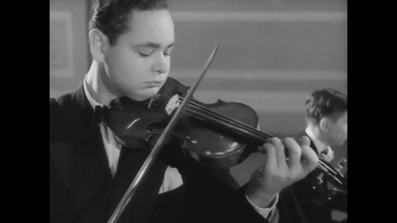 Michael Rabin and Garvey play the 1st movement of Schubert Violin Sonata in A Major, Op. 162 (1953)