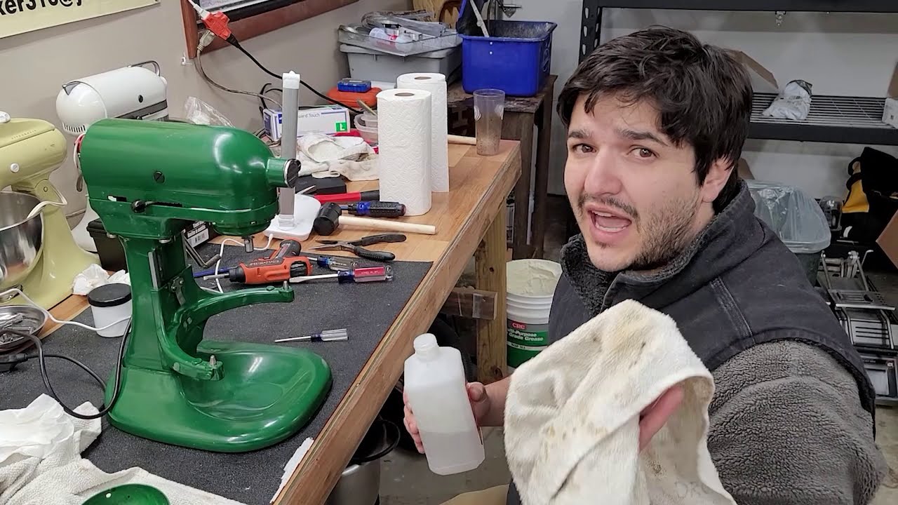 Руководство по повторной смазке миксера KitchenAid K5SS. Часть 3: Сборка