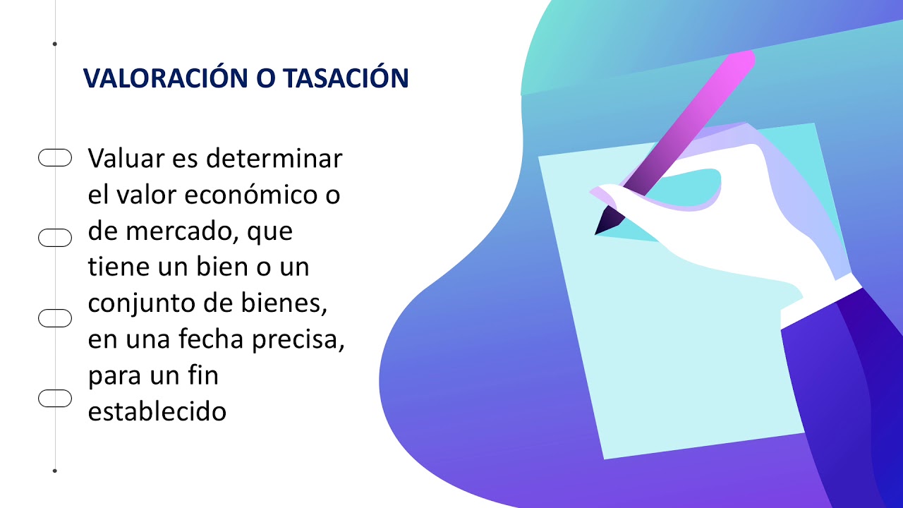 VALUACI&Oacute;N BIENES MUEBLES