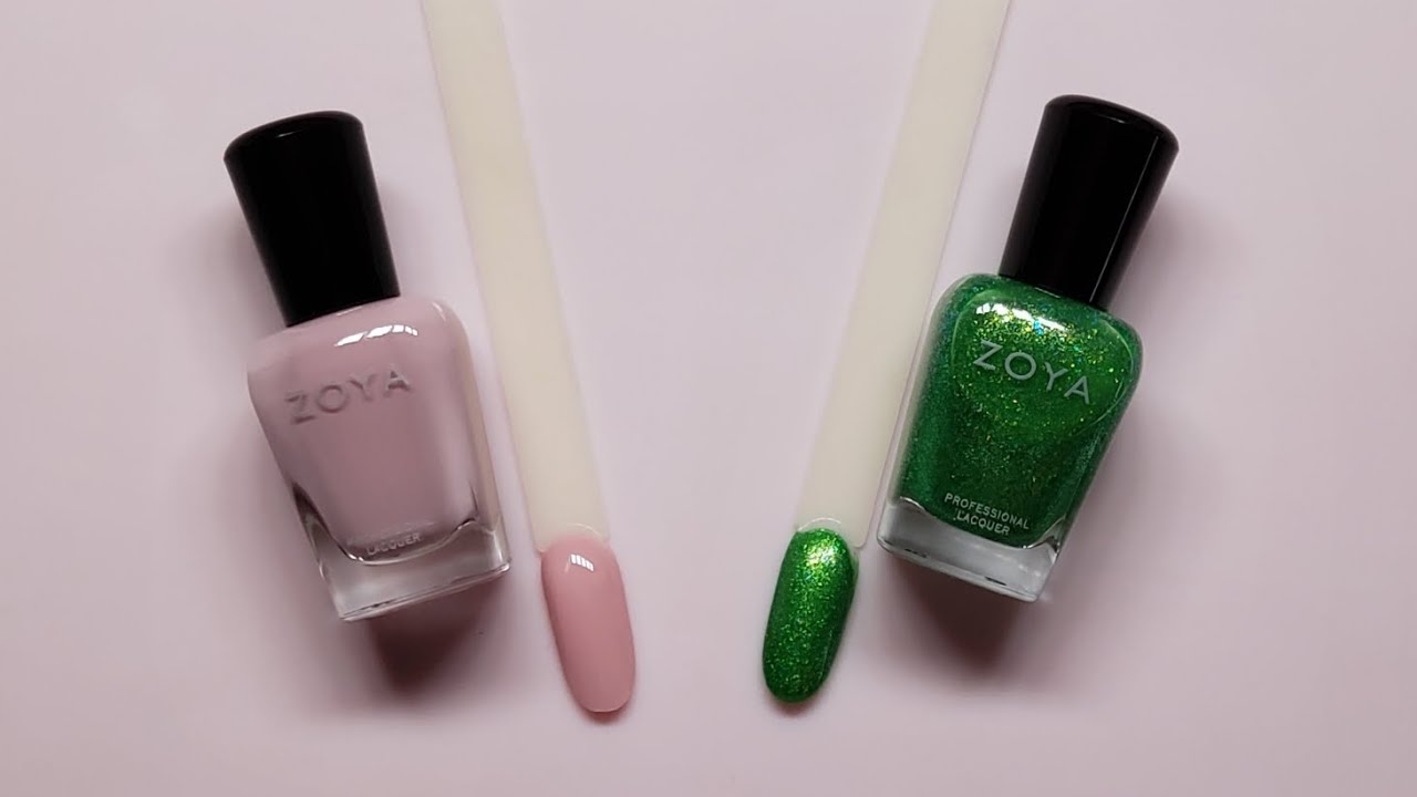 ZOYA Professional Lacquer | 2 colors: PORTIA and March 🍀 color of the month LUCKY 💅🏼