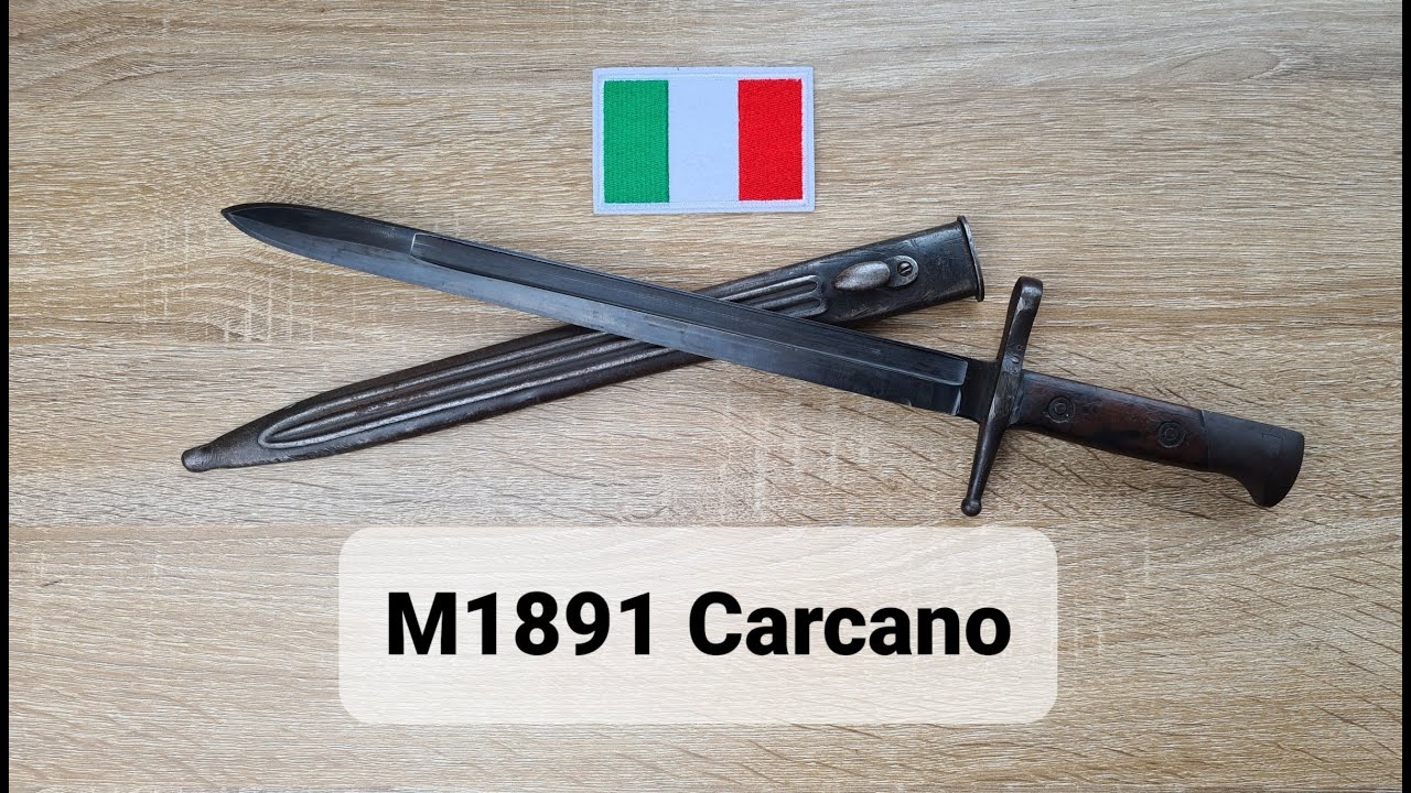 A surprisingly modern blade!  The M1891 Carcano bayonet