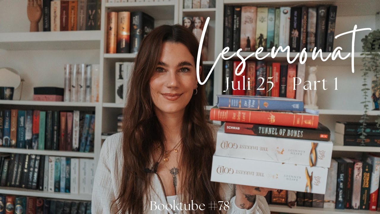 Booktube #78 |  Lesemonat Juli Part 2 | The Darkest Gold, Romantasy, Urban Fantasy, Spooky Season