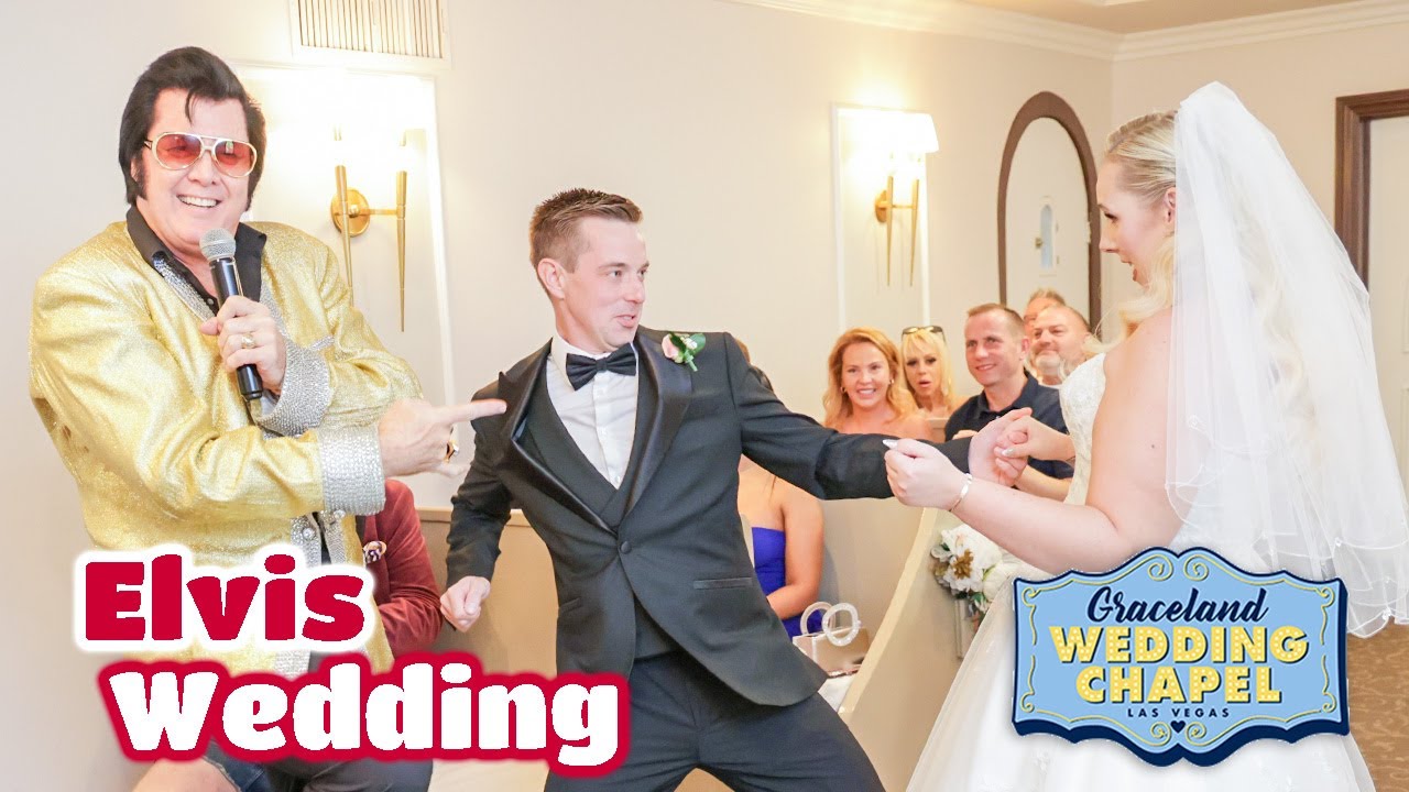 Tom & Laura's Elvis Wedding in Las Vegas | Graceland Chapel