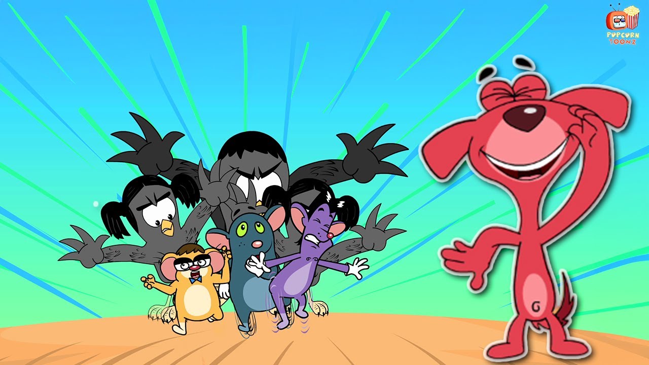 Run, Rats, Run! When a Crow Chases Rats 😂Doggy Don Vs Rats | Dog and Rat Cartoon of 2026 | Rat A Tat