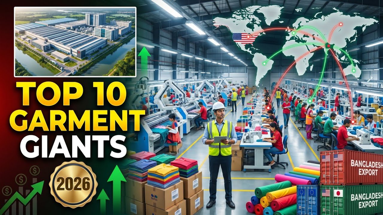 Top 10 Garment Industries in Bangladesh 2026 | Biggest Apparel & Textile Companies in Bangladesh 