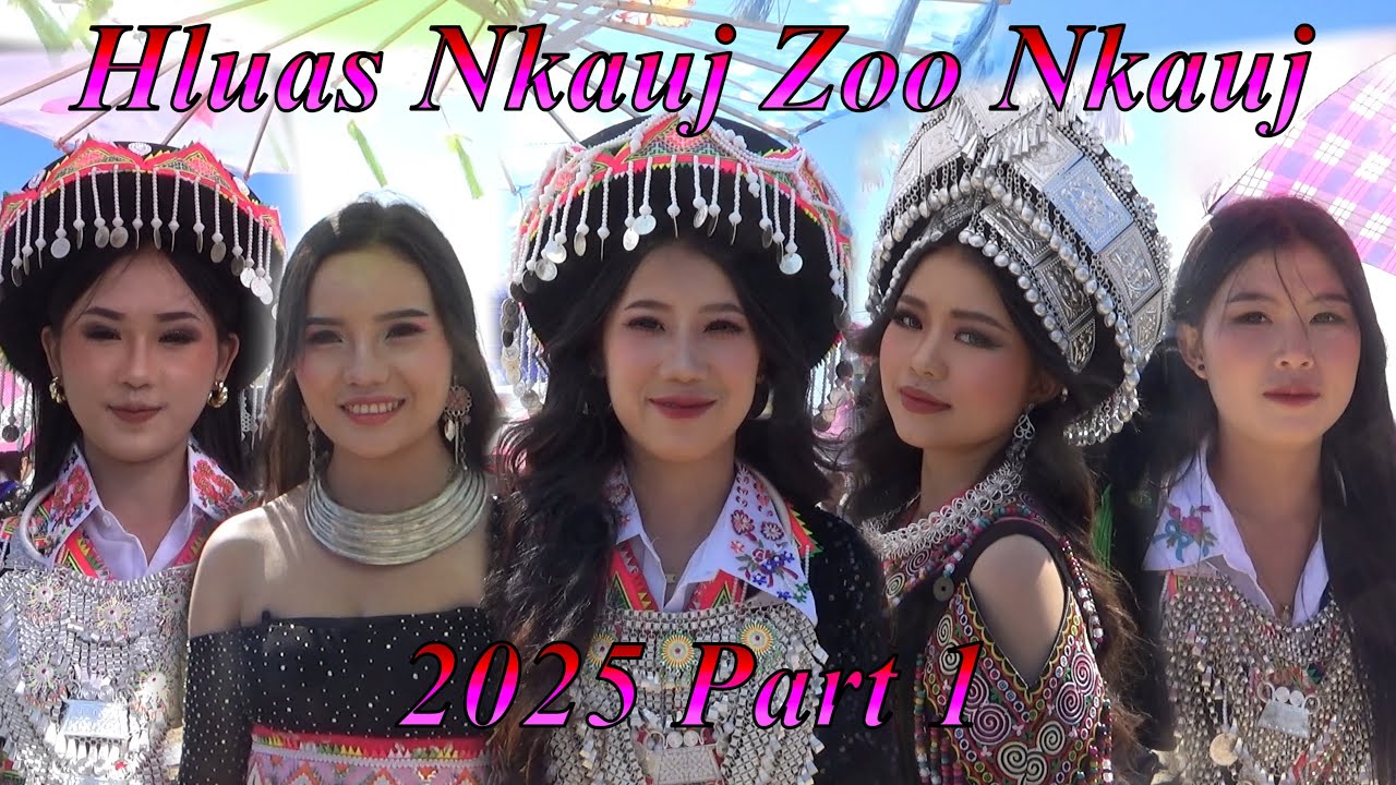 Hmong Laos Xieng Khouang New Year 2025 - Vim Kuv Los Qeeb - Hluas Nkauj Hmoob Nplog Zoo Nkauj Part 1