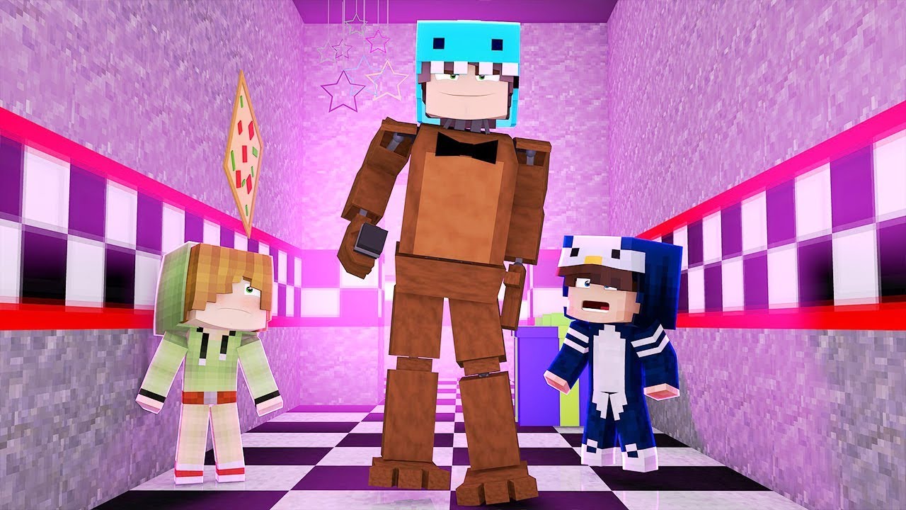 MILO SE CONVIERTE EN FREDDY Y ASUSTA A VITA 😱 MINECRAFT ROLEPLAY