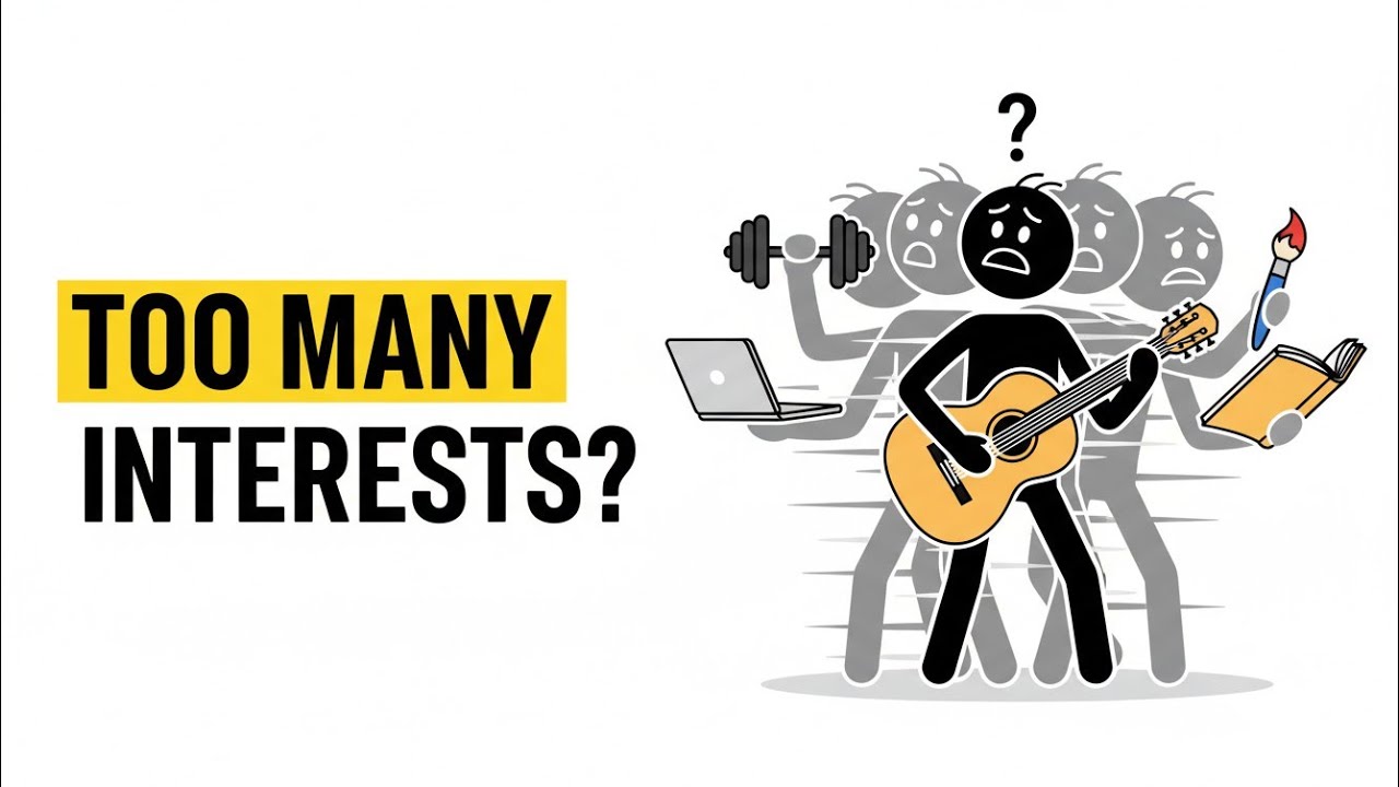Why Having Too Many Interests Is Ruining Your Focus