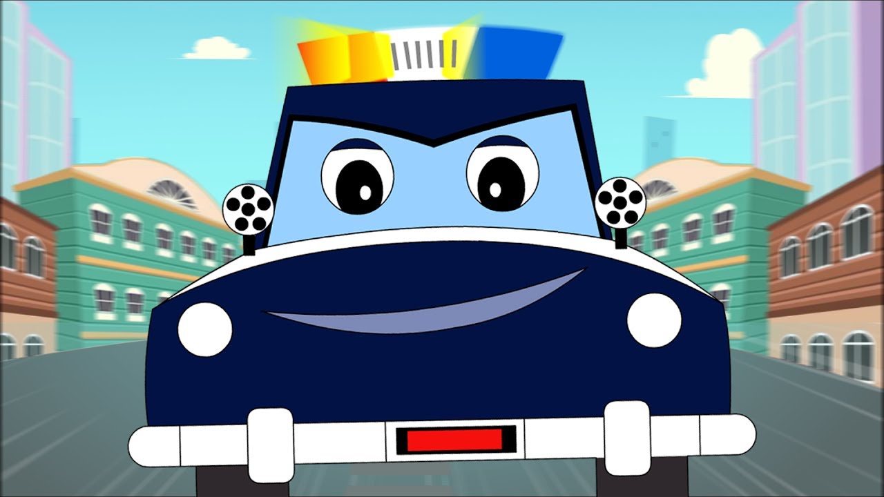 Police Car Song + Cops Chase Thief Cars + More Baby Cartoon Songs by Fun For Kids TV