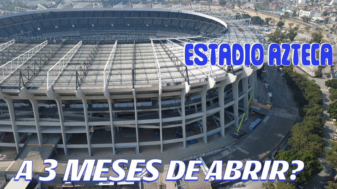 Asi esta el ESTADIO AZTECA a FINALES de Diciembre 2025 - Remodelación del Estadio Azteca