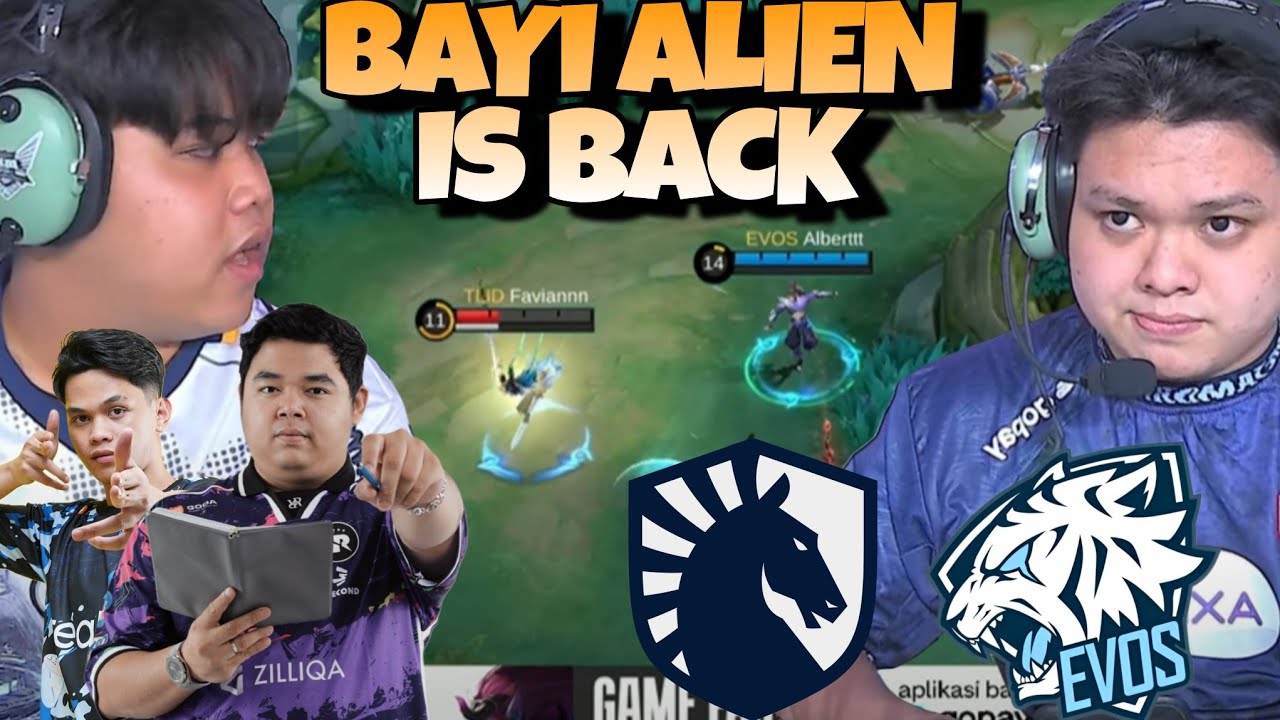 BAYI ALIEN BERULAH LAGI !! GERAKAN FAVIAN DIPREDICT !! EVOS VS LIQUID MATCH 1 - MPL S15 WEEK 1