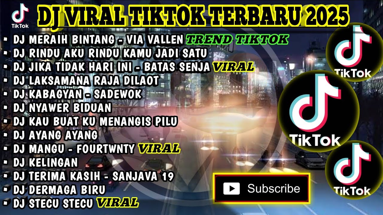 DJ VIRAL TIKTOK TERBARU 2025 | MERAIH BINTANG - VIA VALLEN | RINDU AKU RINDU KAMU JADI SATU