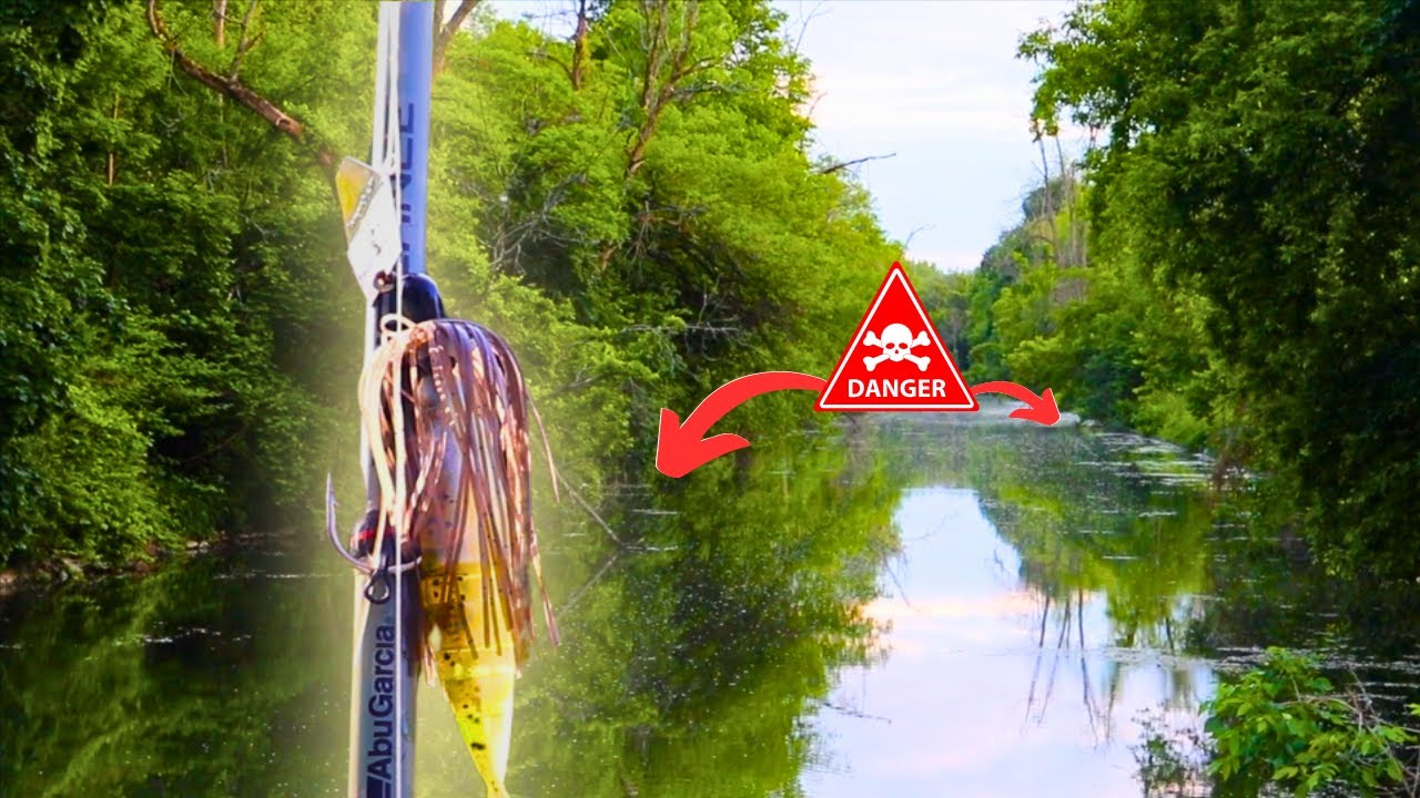 Bank Fishing A Chatterbait Why I don't Fish A Chatterbait Here