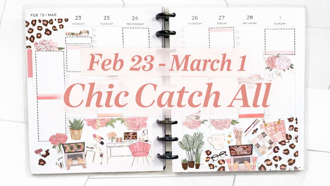Plan With Me | Feb 23 – March 1 | Live Love Posh Catch All Weekly Spread