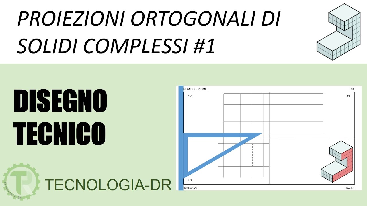Proiezioni ortogonali di solidi complessi 1