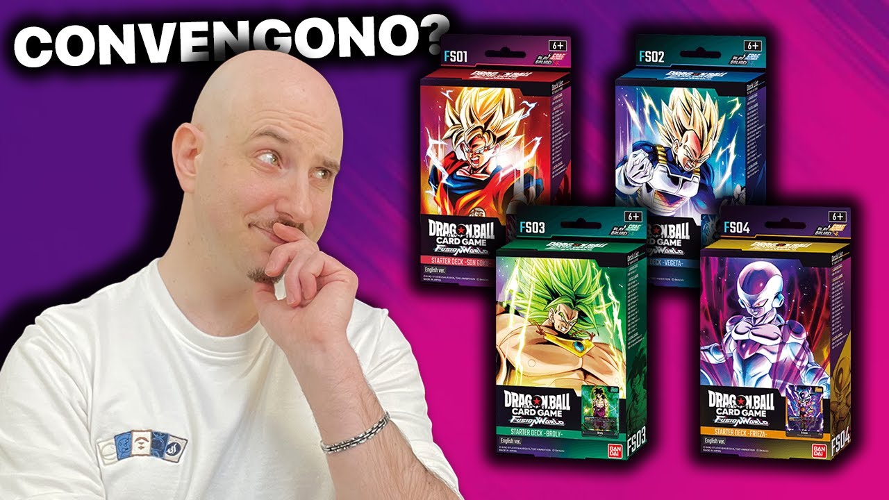 DRAGON BALL SUPER FUSION WORLD STARTER DECK - Conviene acquistarli?