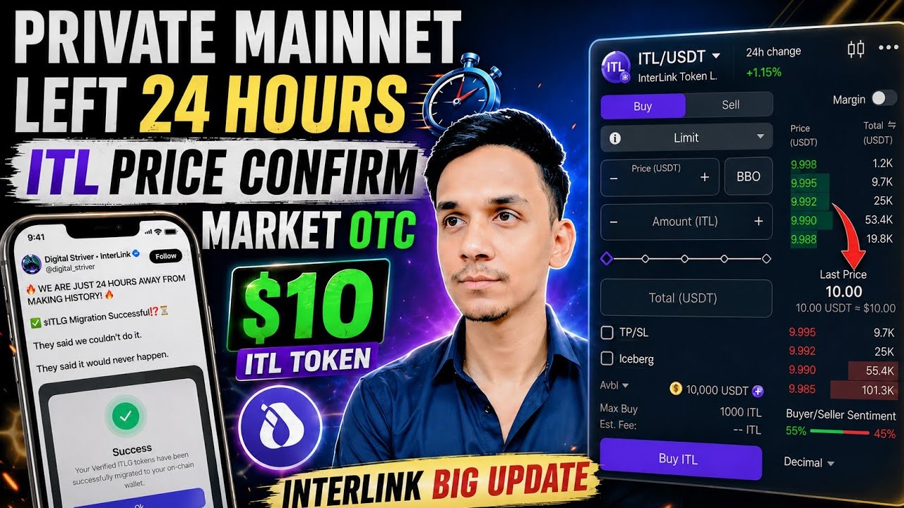 INTERLINK PRIVATE MAINNET 24H LEFT🚨 INTERLINK VERSION 6 LOUNCH 📌 INTERLINK NETWORK KYC VERIFICATION
