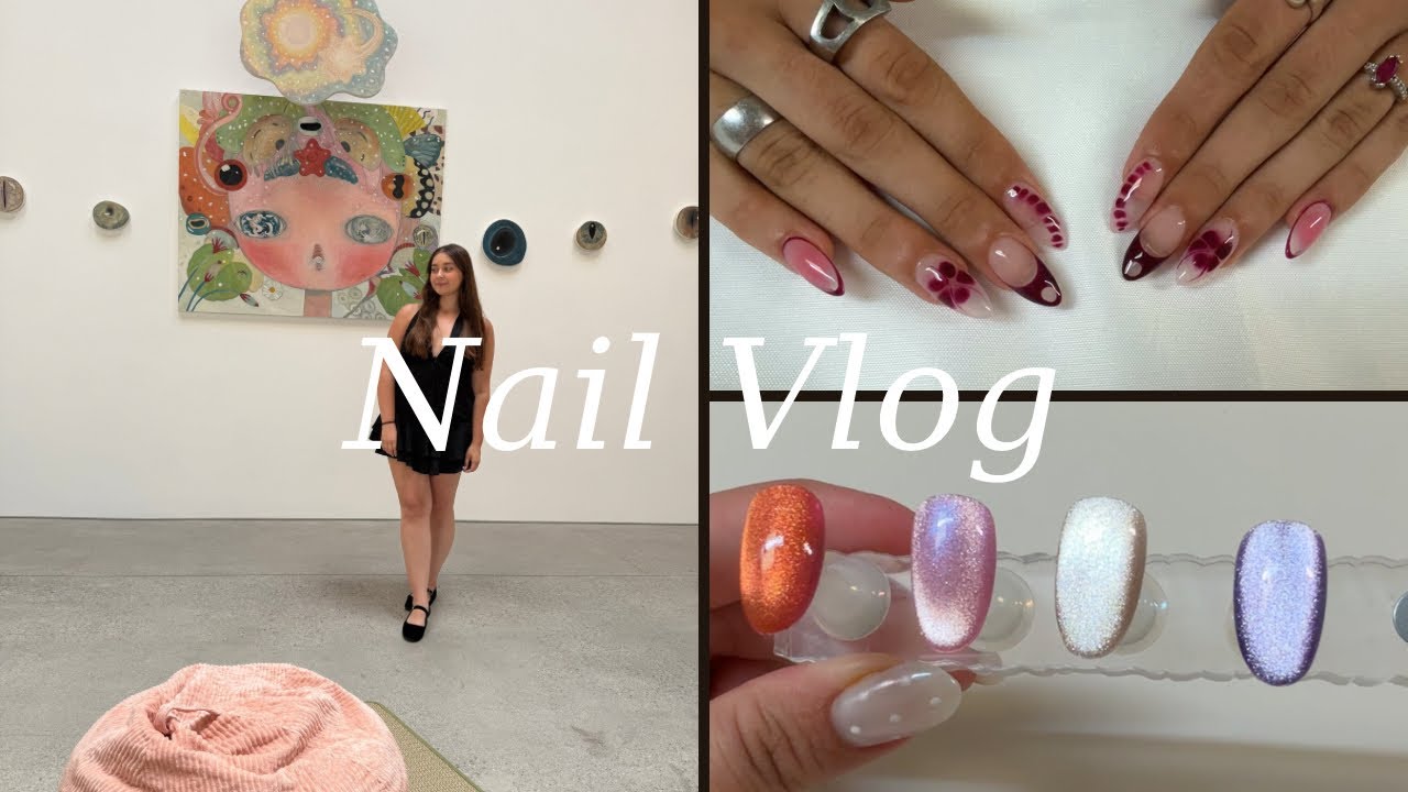 Nail Vlog | running into xikers in la, pr unboxing, reopening party 💅🧚‍♀️