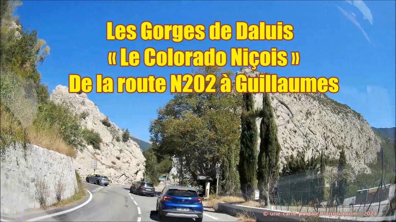 Les Gorges de Daluis, le « Colorado Niçois »