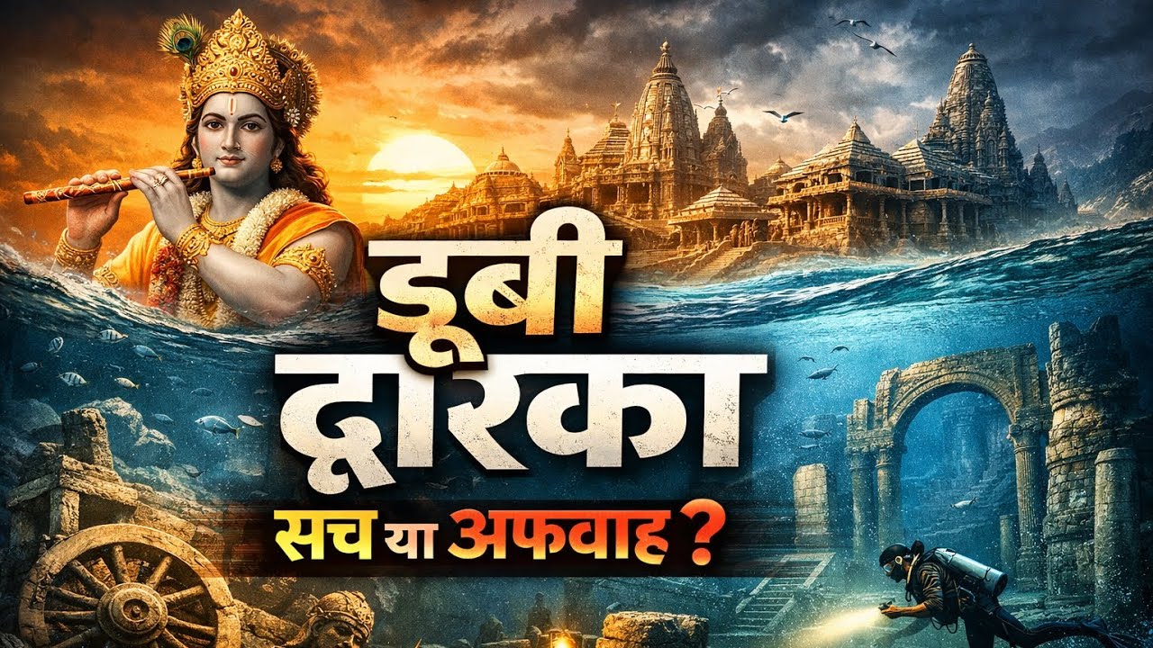 समुद्र में समाई स्वर्ण नगरी द्वारका चौंकाने वाला खुलासा👉Cursed or Natural DisasterThe Fall of Dwarka