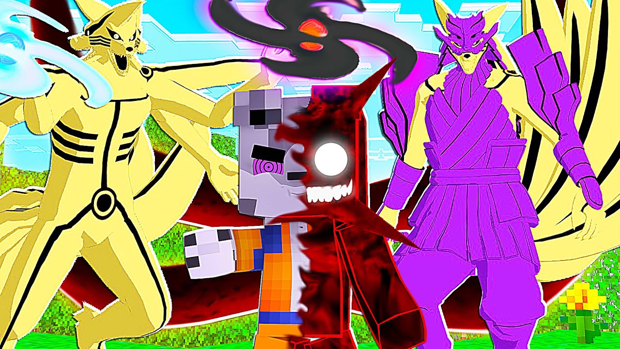 Minecraft PE : Naruto Storm 4.0 - A NOVA KURAMA AVATAR COM ARMADURA DE SUSANOO! Ep. 3