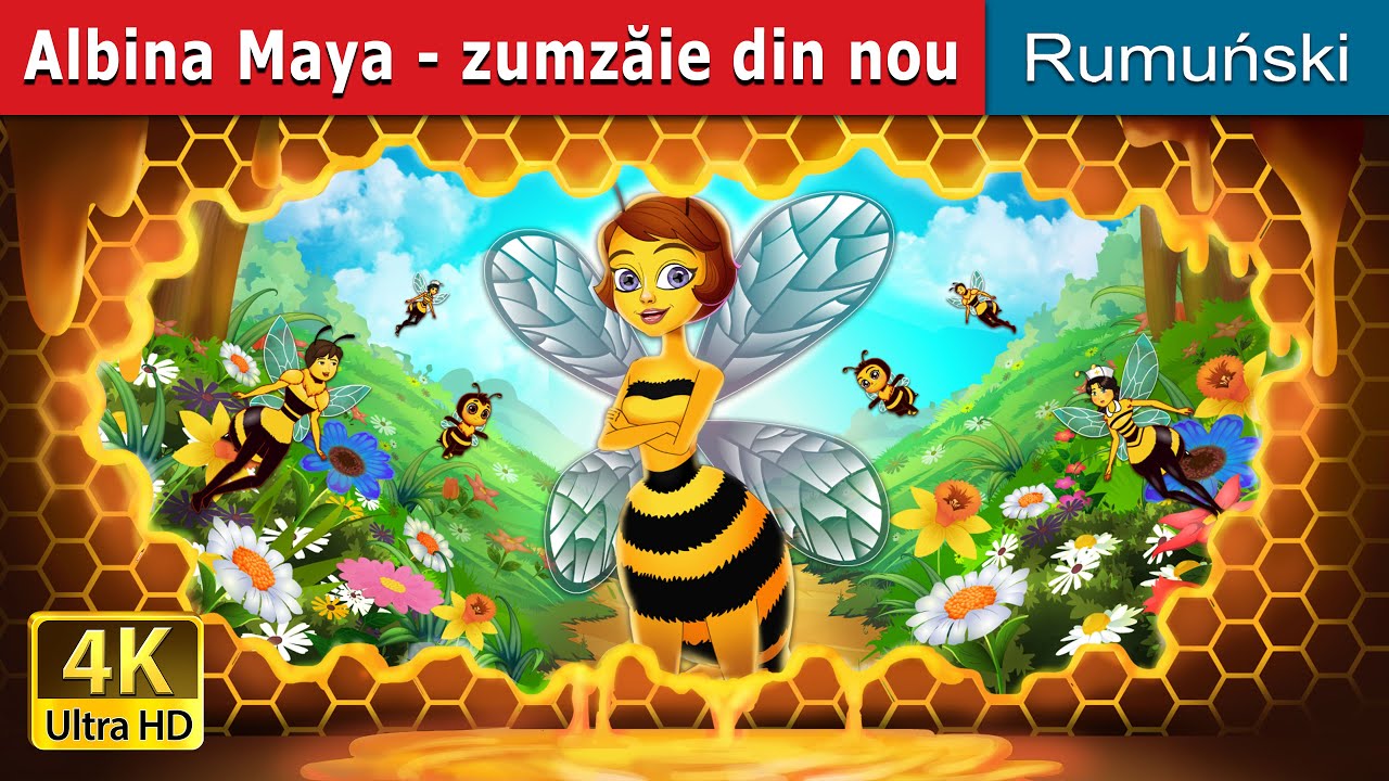 Albina Maya - zumzăie din nou | Maya the Bee : Buzzing Again Story in Romanian | @RomanianFairyTales