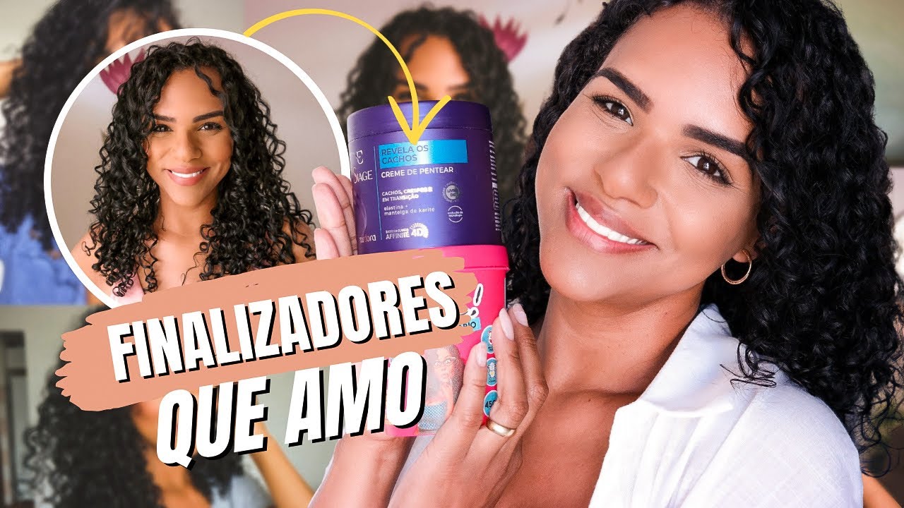 TOP 5 FINALIZADORES QUE VOU TE INDICAR! Cremes para finalizar cabelo cacheado fino, ralo e relaxado