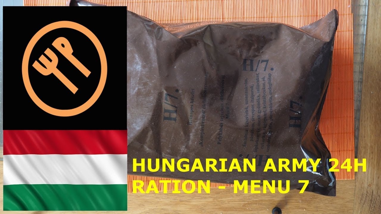 Hungarian army 24h ration - menu 7 (BB 2018)