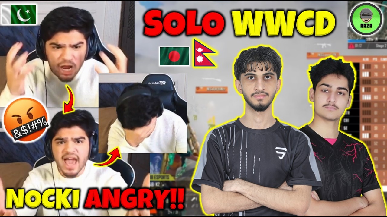 4T NOCKI ANGRY REACTION ON INM ESPORTS 💀 SOLO CLUTCH WWCD FT. @Flankyboiiii SCYTES MADNI 🔥