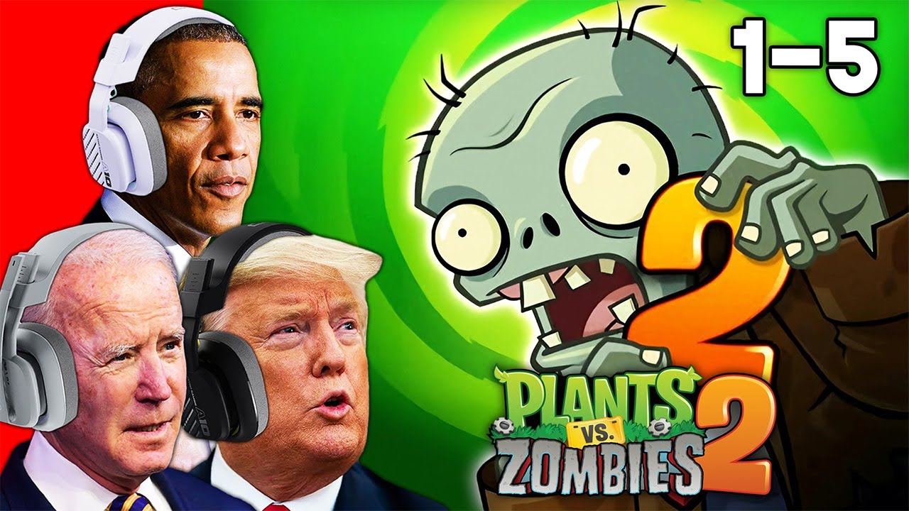 Presidents Play Plants VS Zombies 2 - Part 1-5