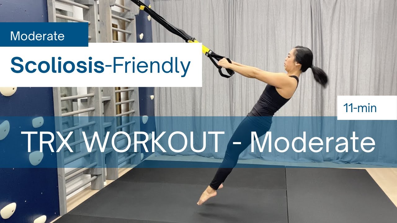11-Min Scoliosis-Friendly TRX/SUSPENSION TRAINER Workout (MODERATE)