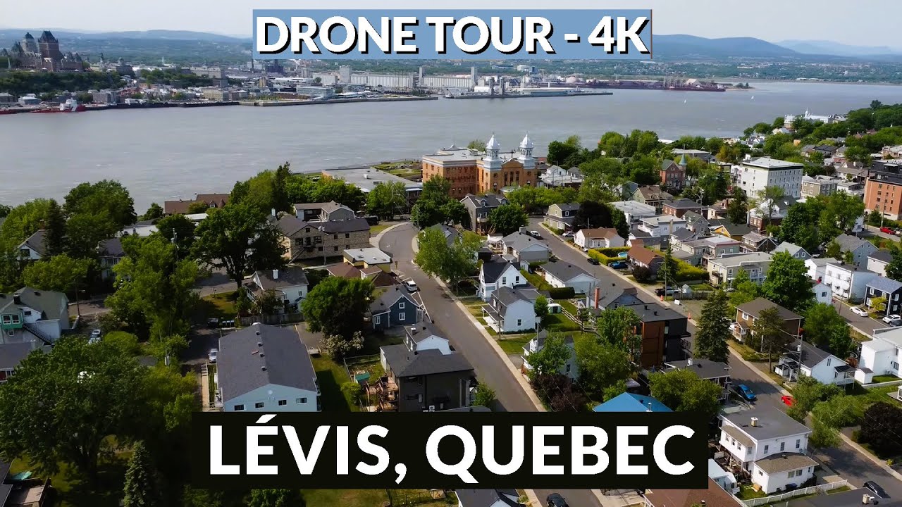 ⚜️ Discover Lévis, Quebec in 4K | DJI Mini 2 Aerial Expedition 🌆🚁 (Levis)