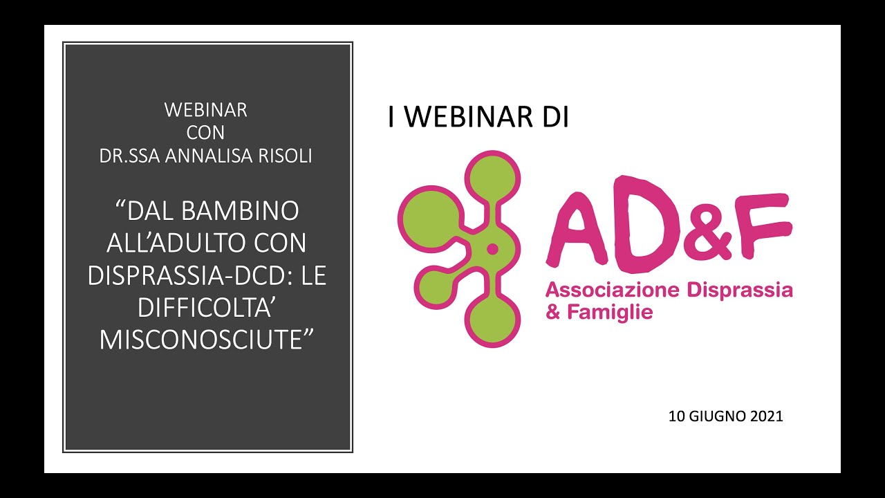 Dal bambino all’adulto con disprassia-DCD: le difficoltà misconosciute