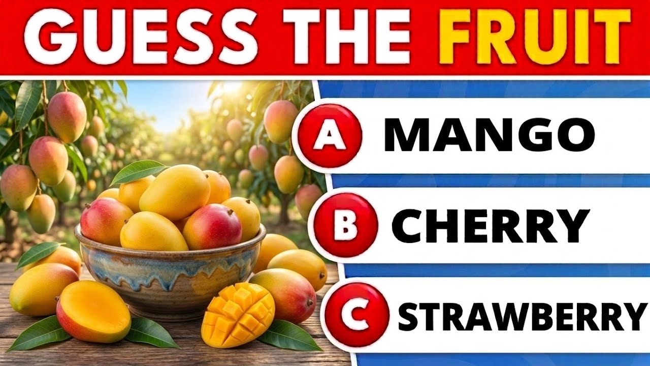 Guess the Fruit in 3 Seconds 🍍🍓🍌 | Guess the FRUIT | Coco Quiz 