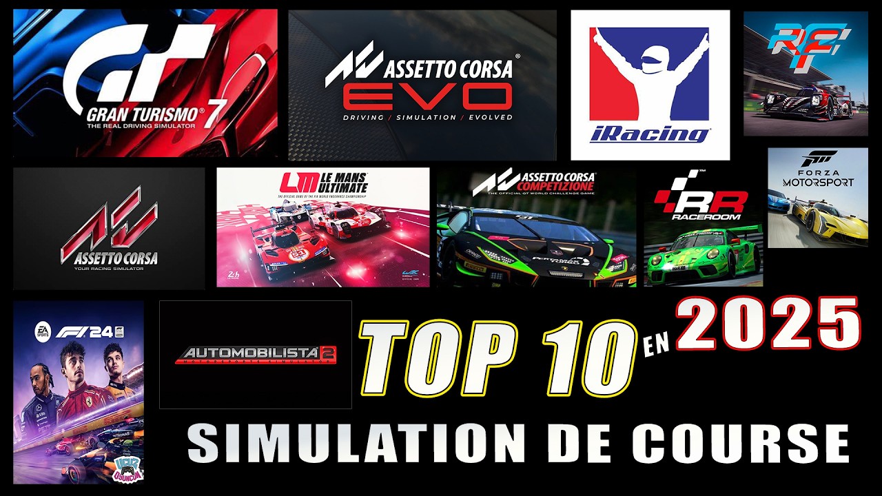 SIM RACING : Les MEILLEURS jeux de SIMULATION en 2025