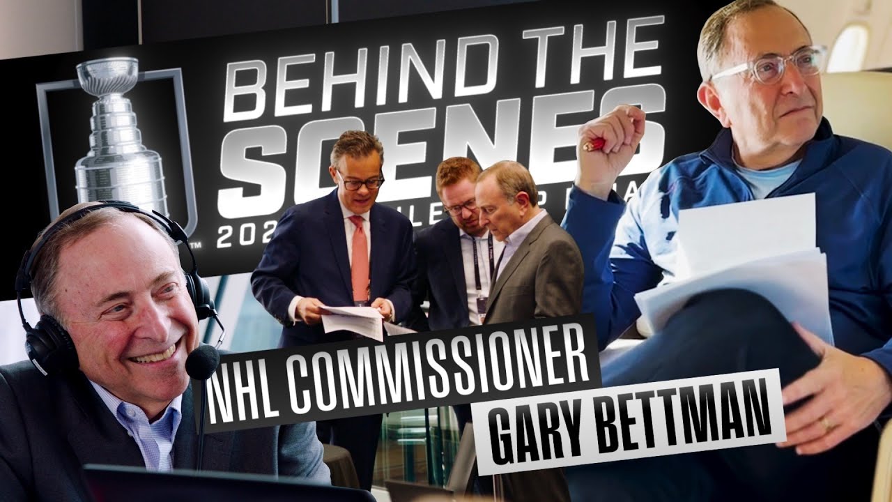 BTS: A Day With NHL Commissioner Bettman During the Stanley Cup Final
