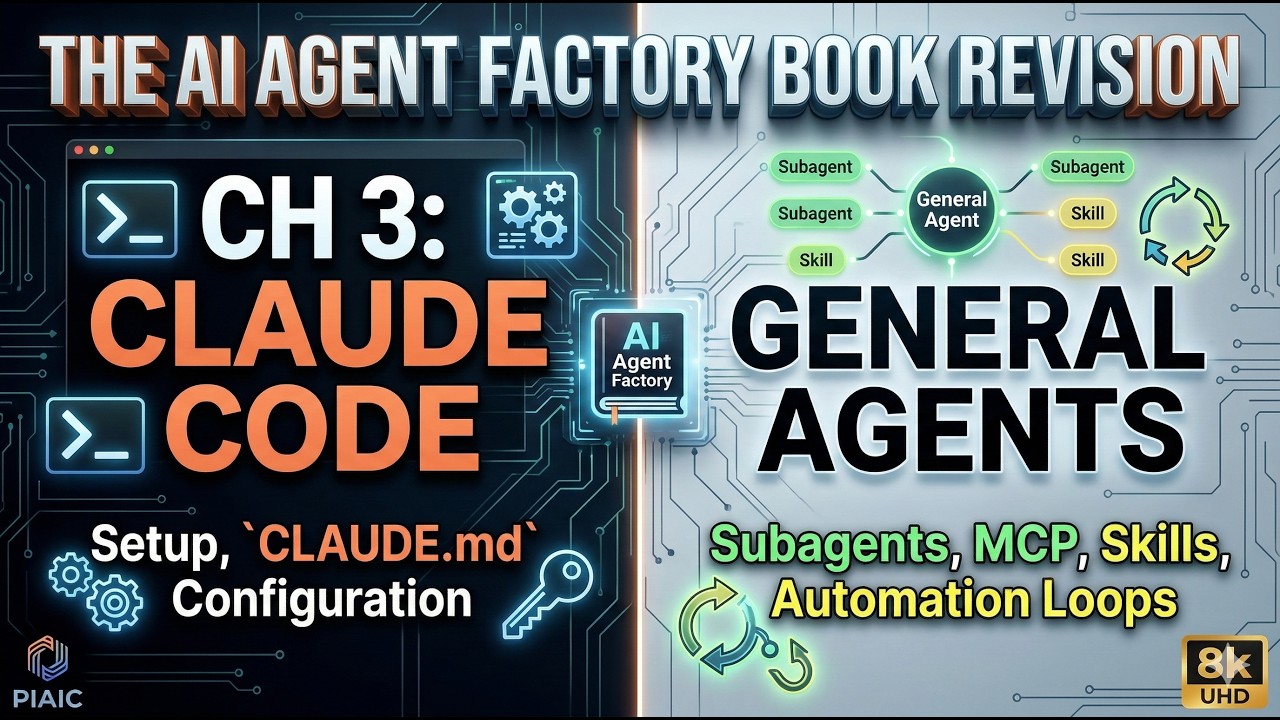 THE AI AGENT FACTORY Book || Chapter 3 Revision / Summary || PIAIC