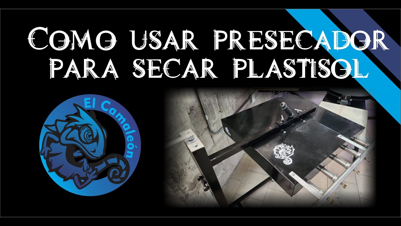 COMO CURAR EN PRESECADOR DE GAS (camaleonico)| SERIGRAFÍA