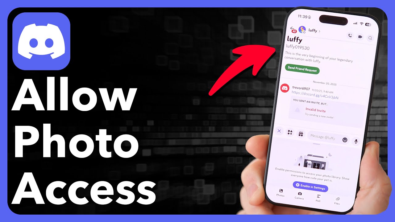 How To Allow Photo Access On Discord